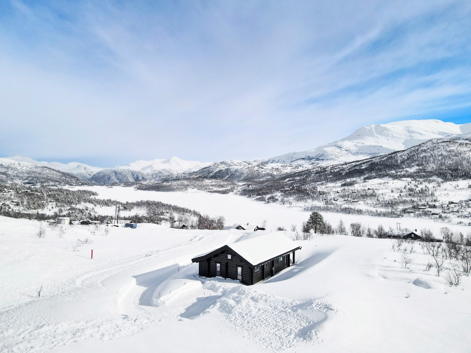 Dronebilde - Her kan du bli kongen på haugen! Galleribilde