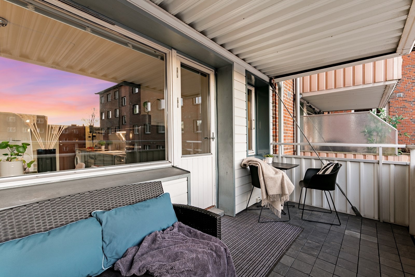 Balkongen kan være en god forlengelse på sommerhalvåret. Galleribilde