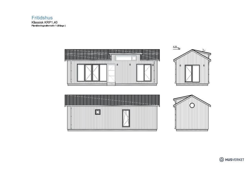 Fasadritning Galleribilde