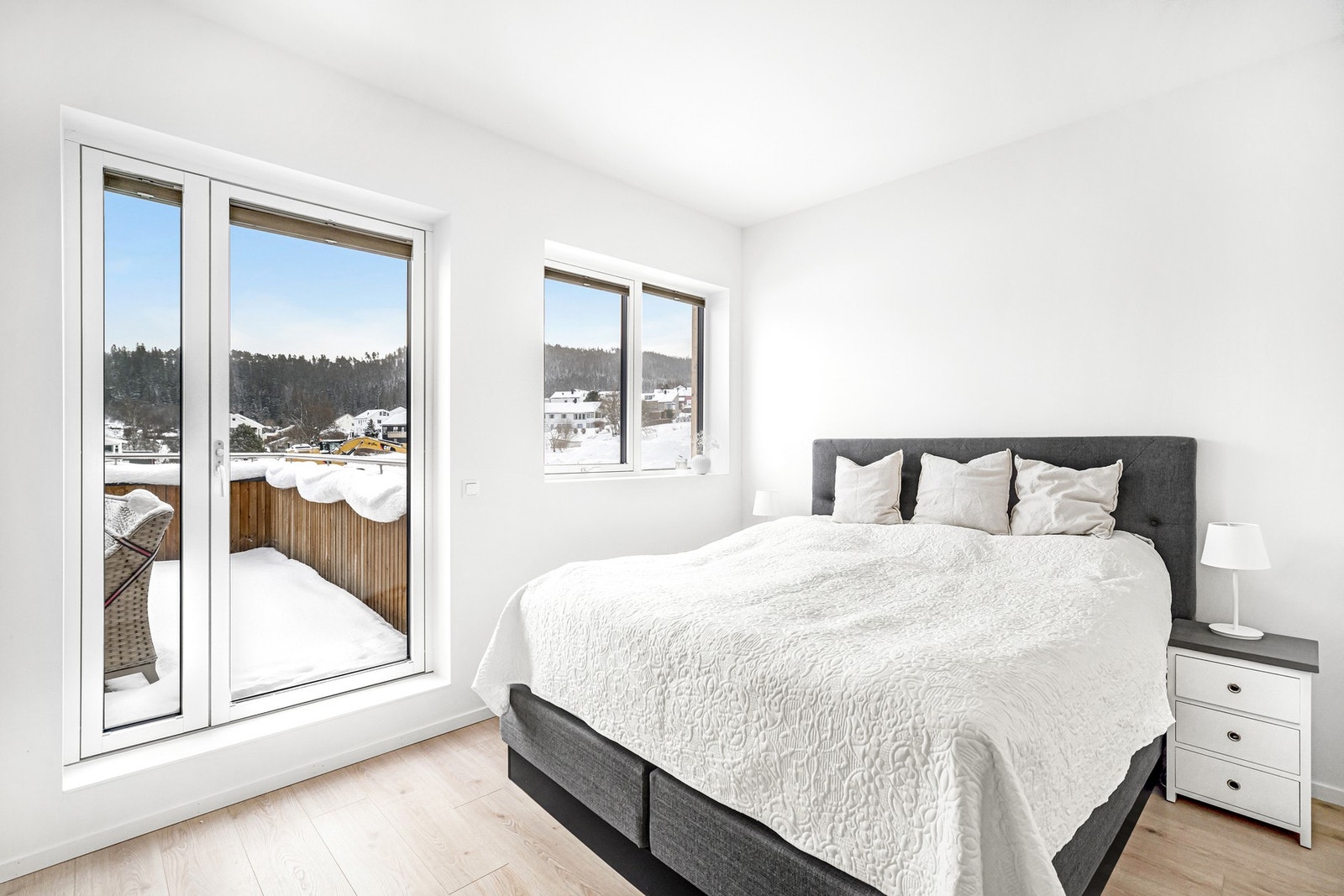 Hovedsoverommet er på hele 13 kvm og har god plass til dobbeltseng... Galleribilde