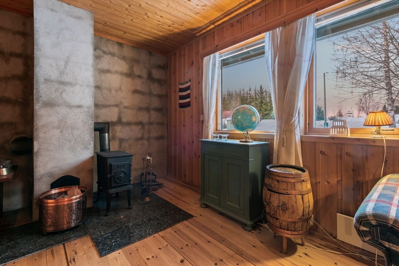 I sokkeletasjen er det etablert en stue Galleribilde