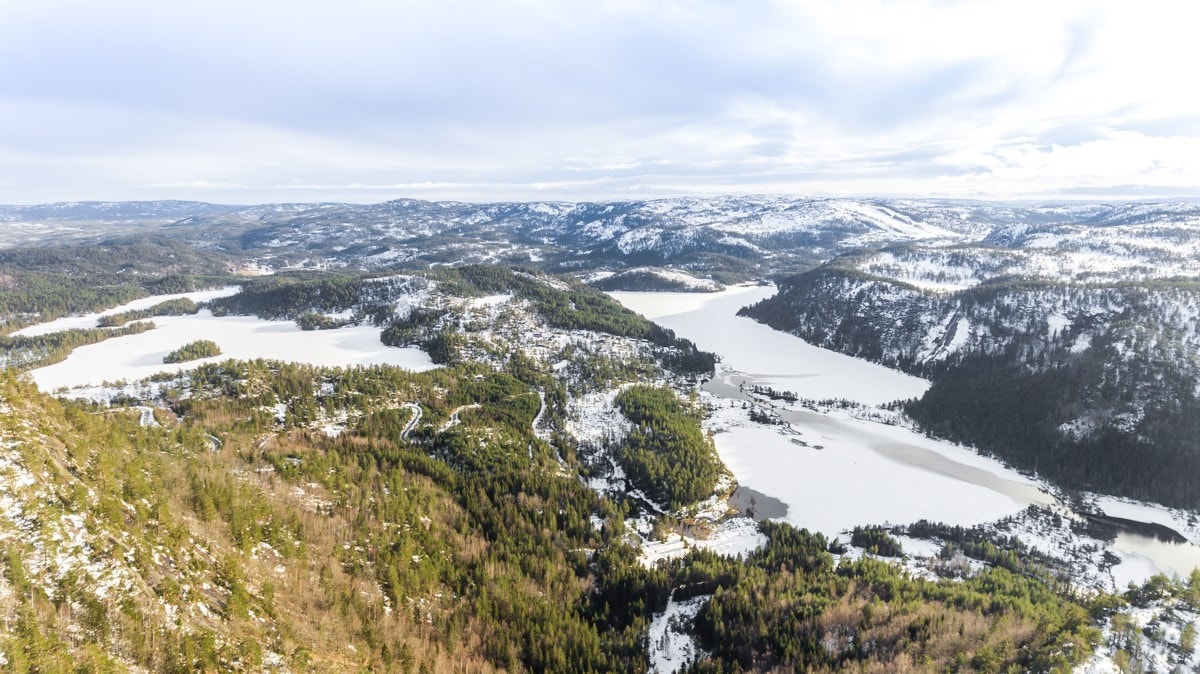 Gautefall Panorama er et flott hyttefelt med et stort aktivitetstilbud sommer som vinter. Galleribilde