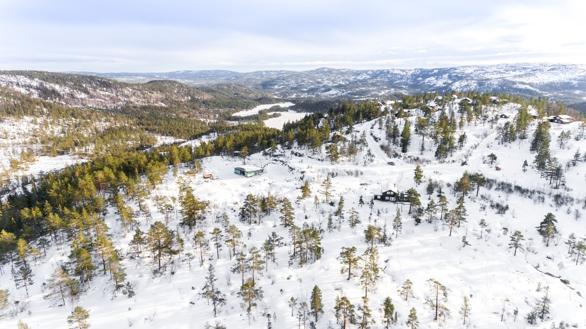 Her kan man koble seg til felles vann og kloakknett i området. Galleribilde