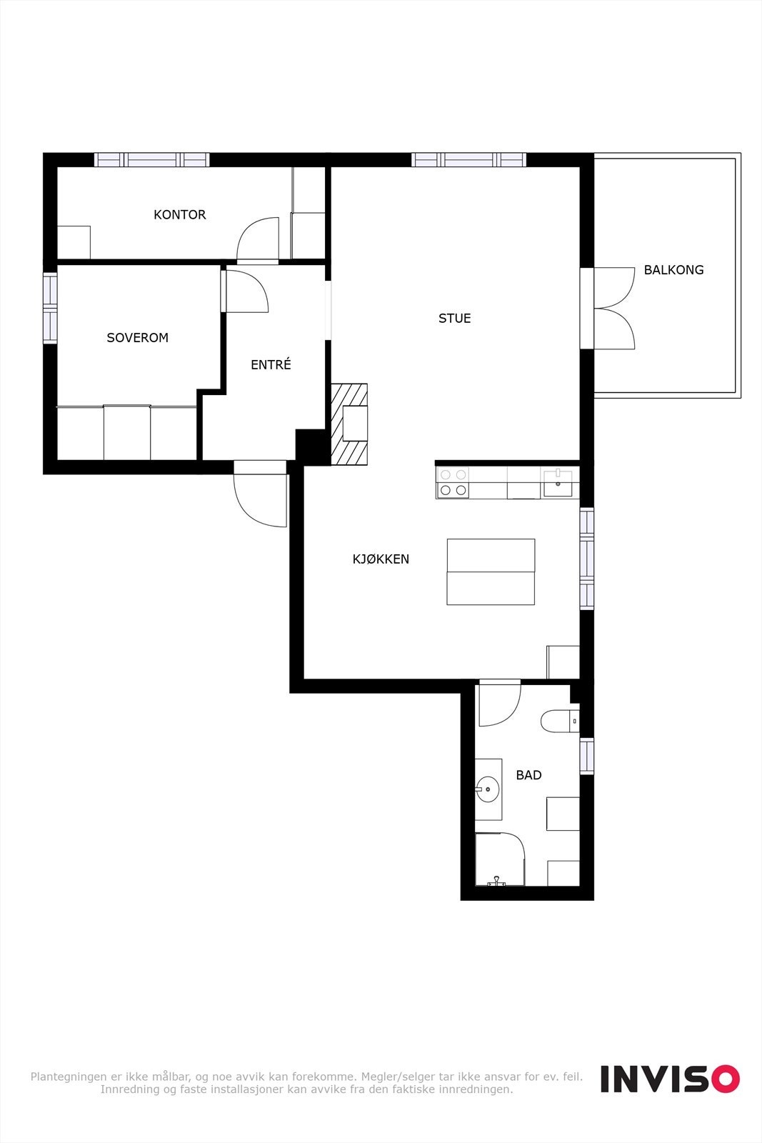 Plantegning for seksjon 3 Galleribilde
