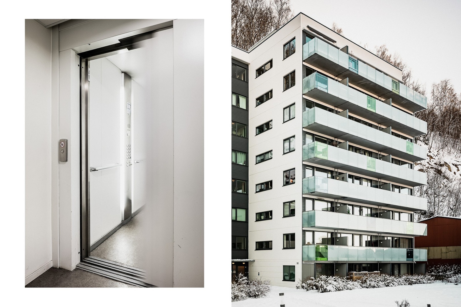 Enkel adkomst med heis. Galleribilde