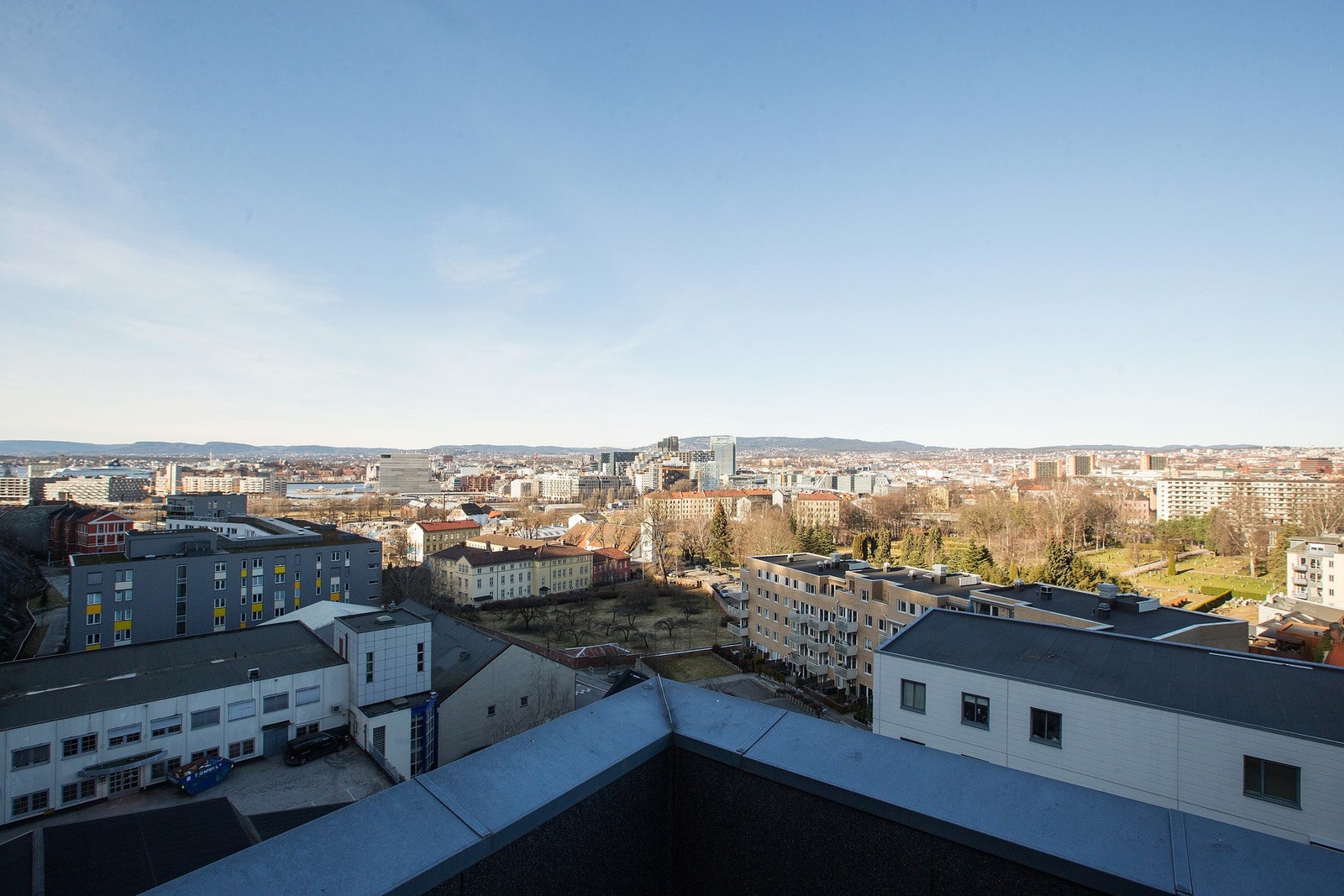 Panoramautsikt over byen! Galleribilde