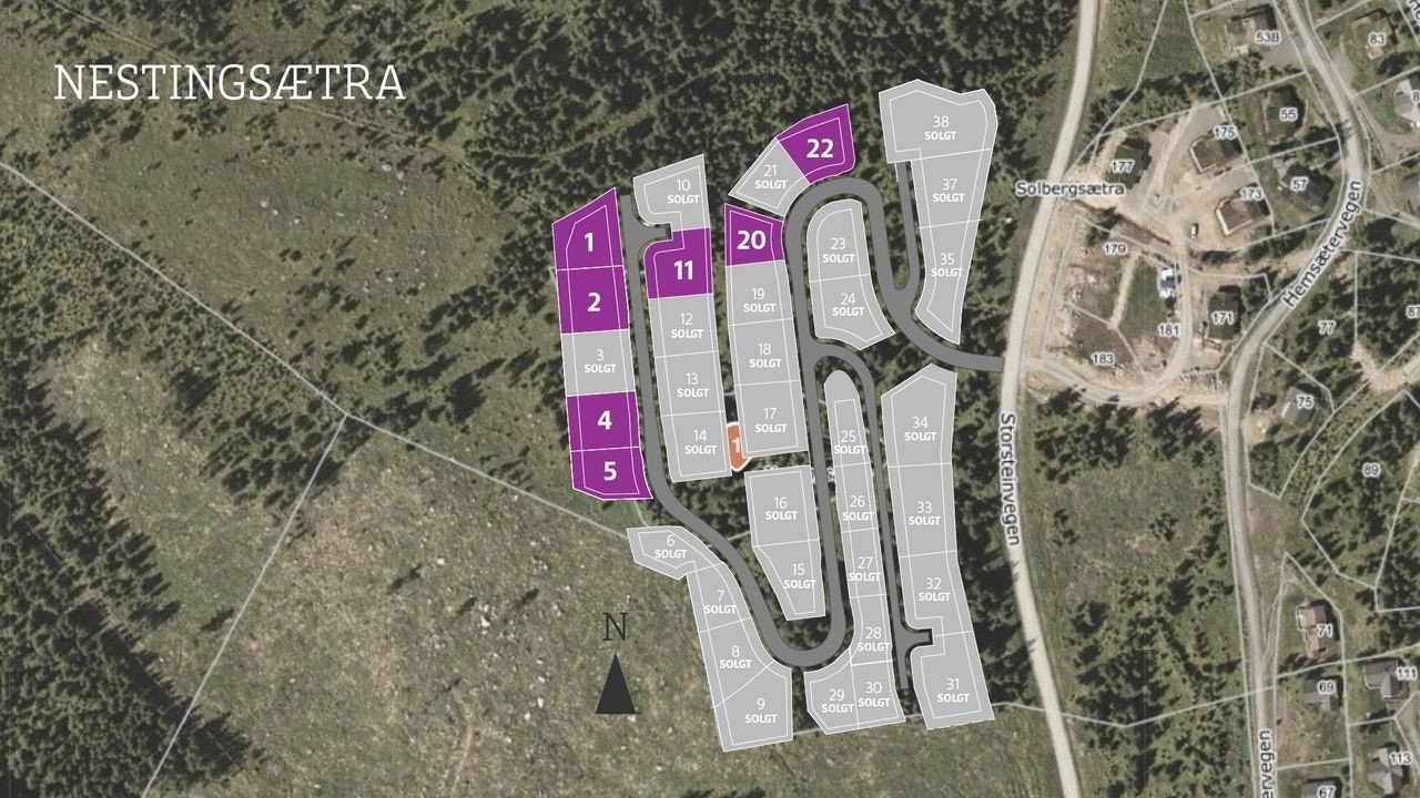 Tomtekart Nestingsætra Galleribilde