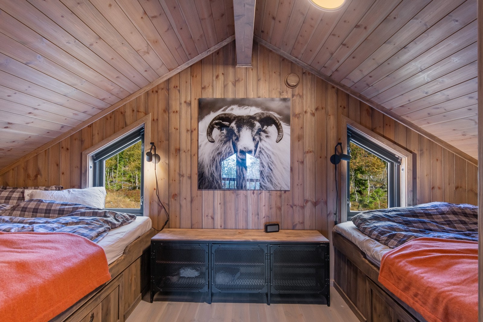 Sjarmerende soverom på hemsen. Galleribilde