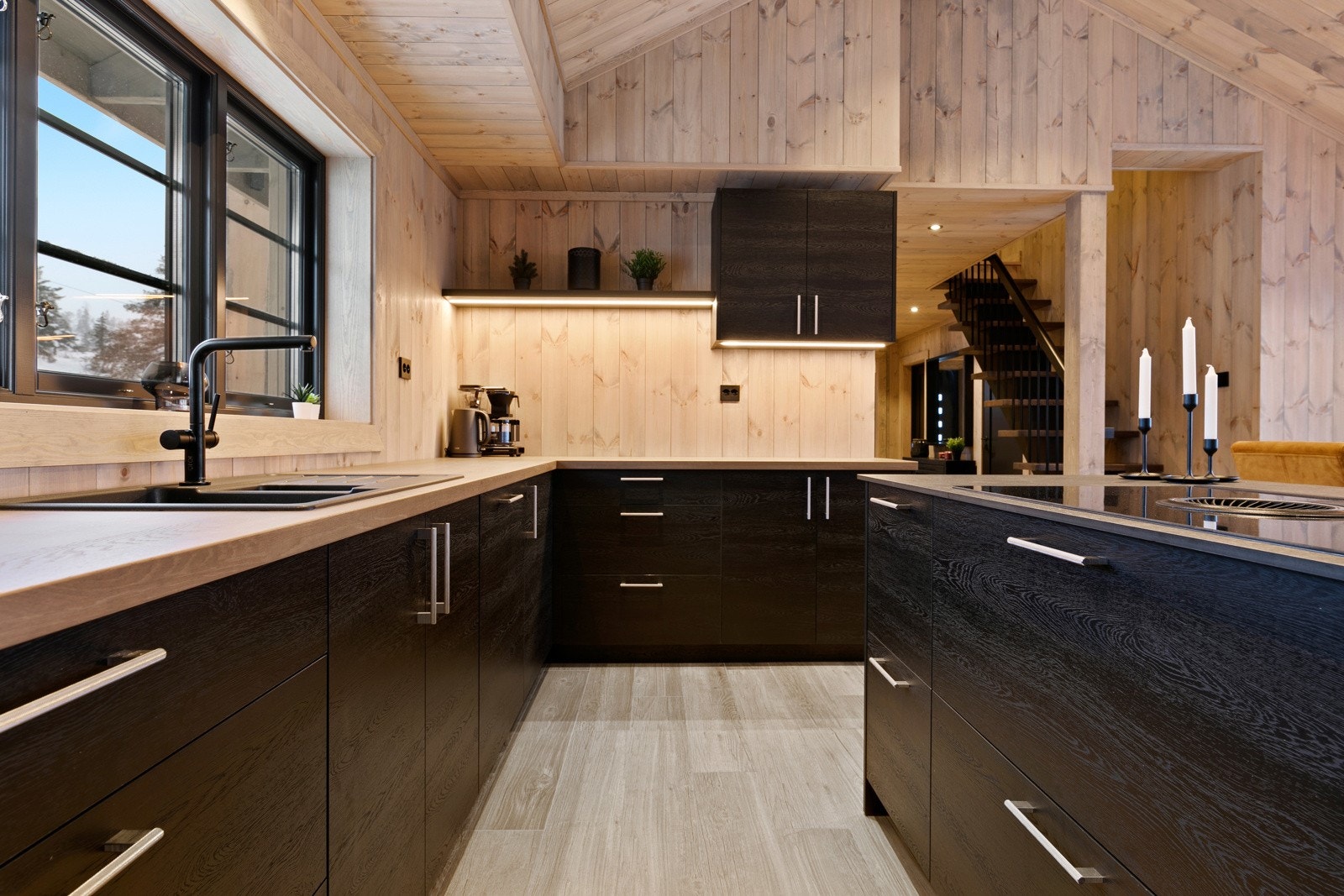 Fantastisk flott spisekjøkken Galleribilde