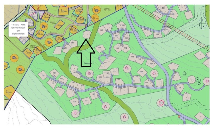 Sjuvasskleiva 25 plassering Galleribilde