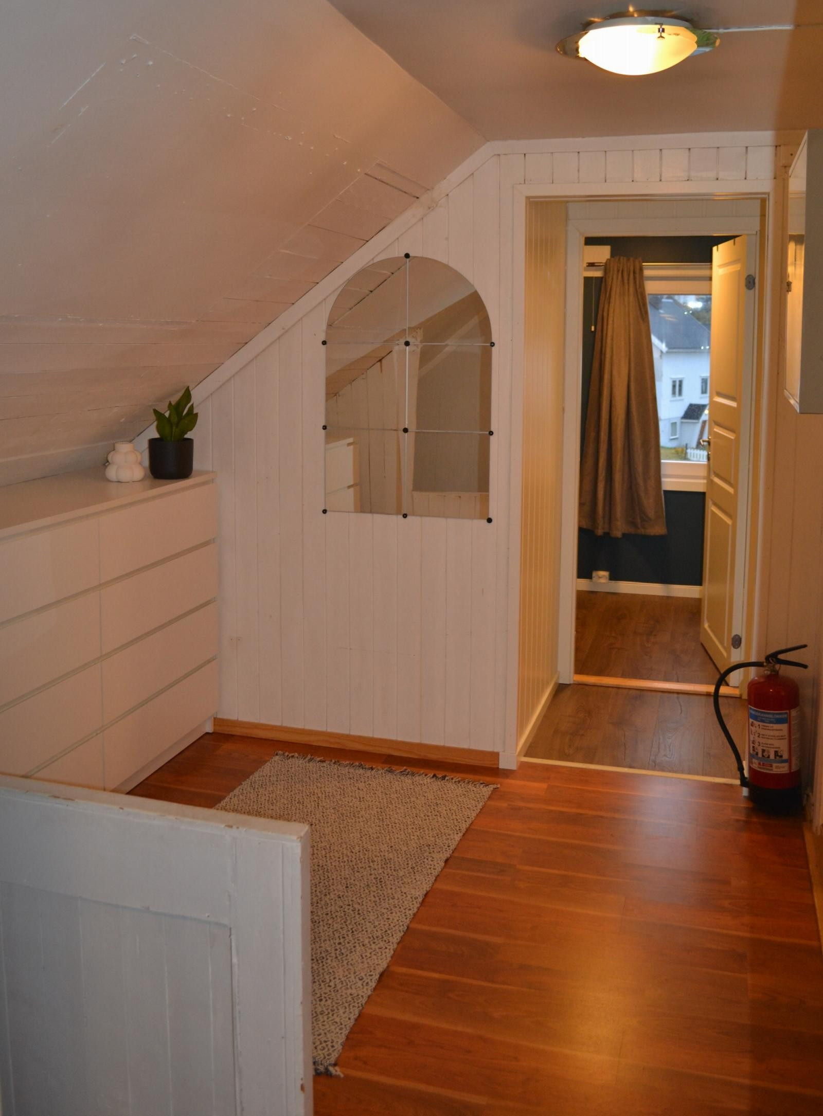 Gang på loft