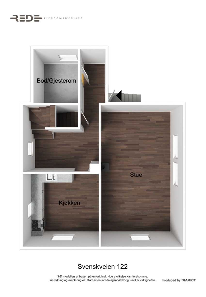 Planskisse hovedplan. Galleribilde