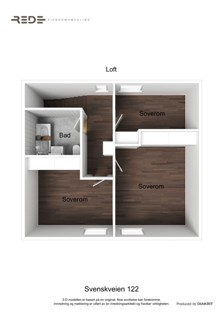 Planskisse 2.etasje. Galleribilde