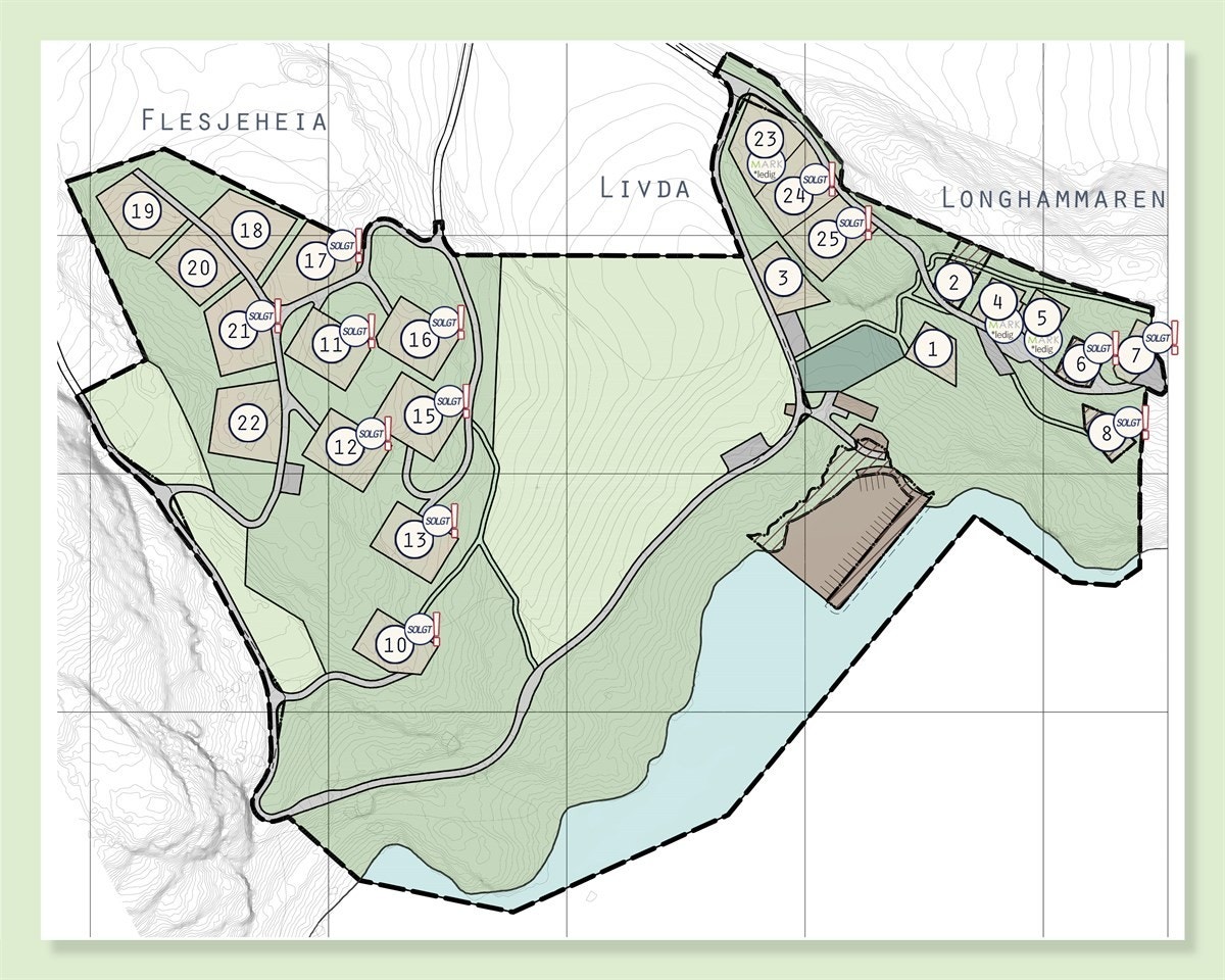 Kart 2017 - solgt Galleribilde