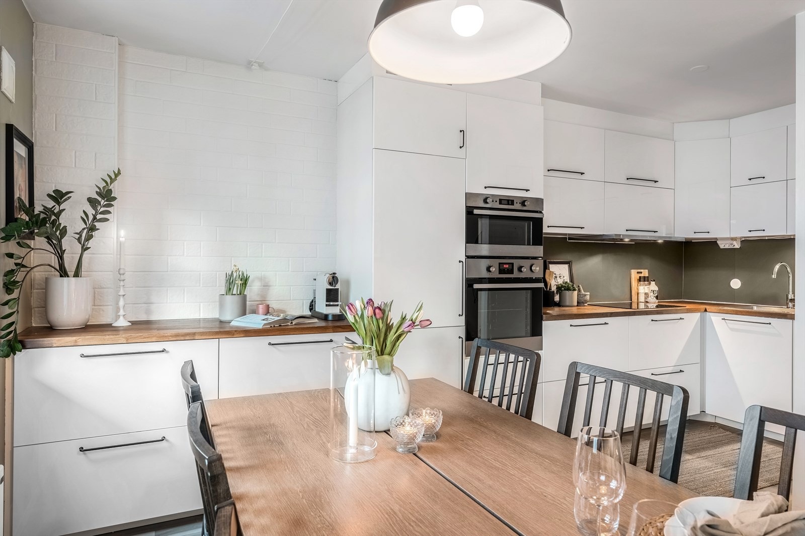 Kjøkkenet ble pusset opp i 2015. Galleribilde