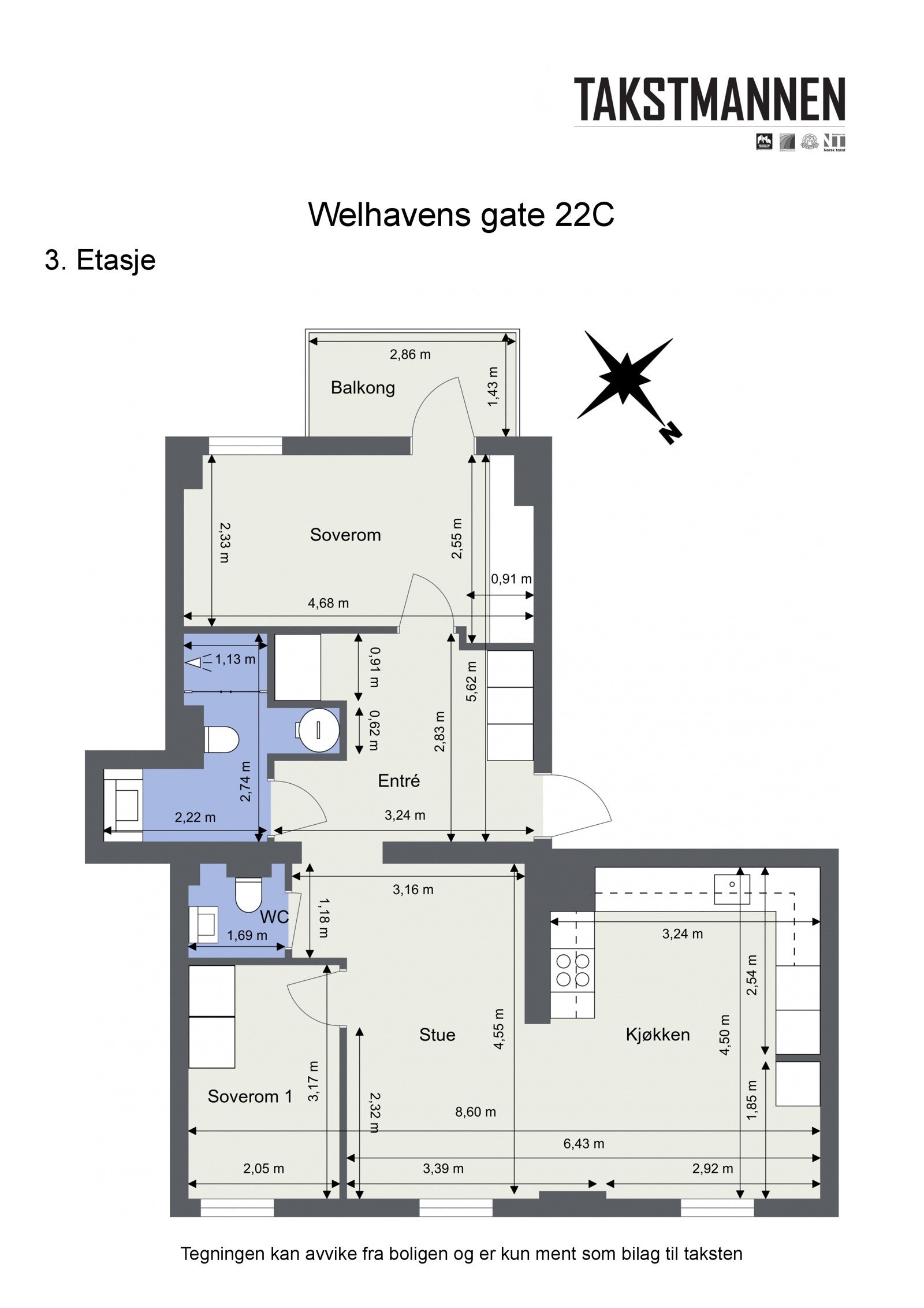 Plantegning Galleribilde