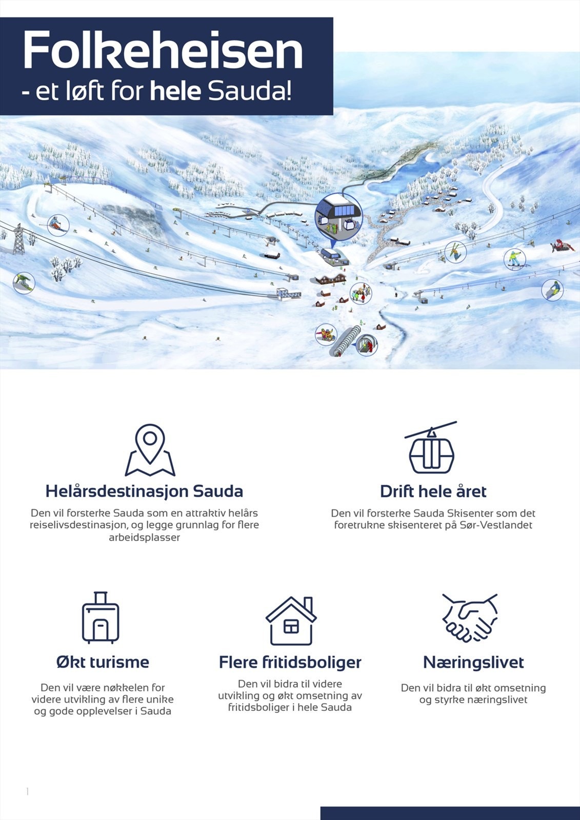 Folkeheisen under planlegging - til glede for alle hytteeiere i Sauda Galleribilde