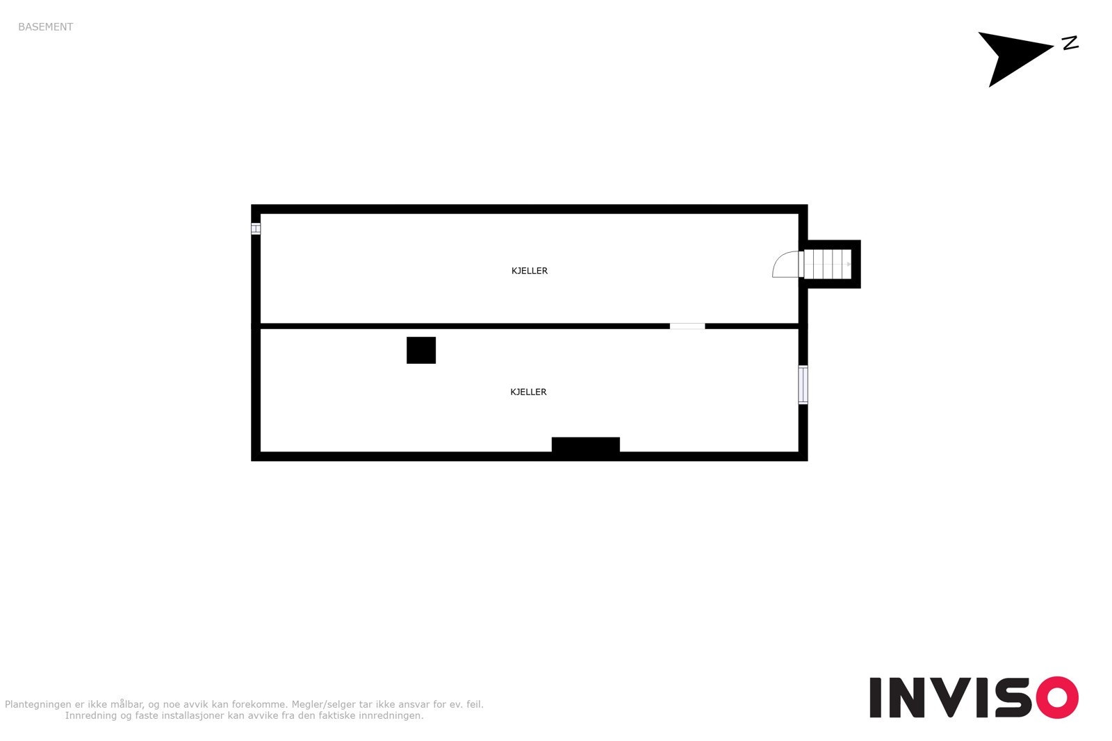 Plantegning u. etg. Galleribilde