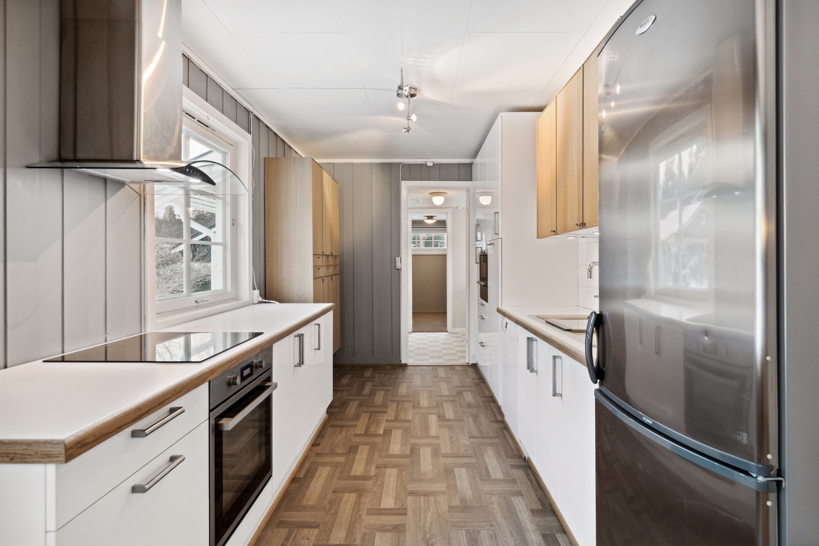 Flott kjøkken som er modernisert i 2021. Galleribilde