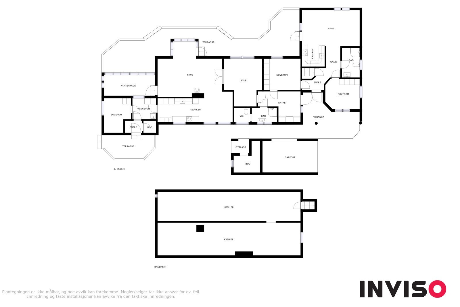 Plantegning Galleribilde