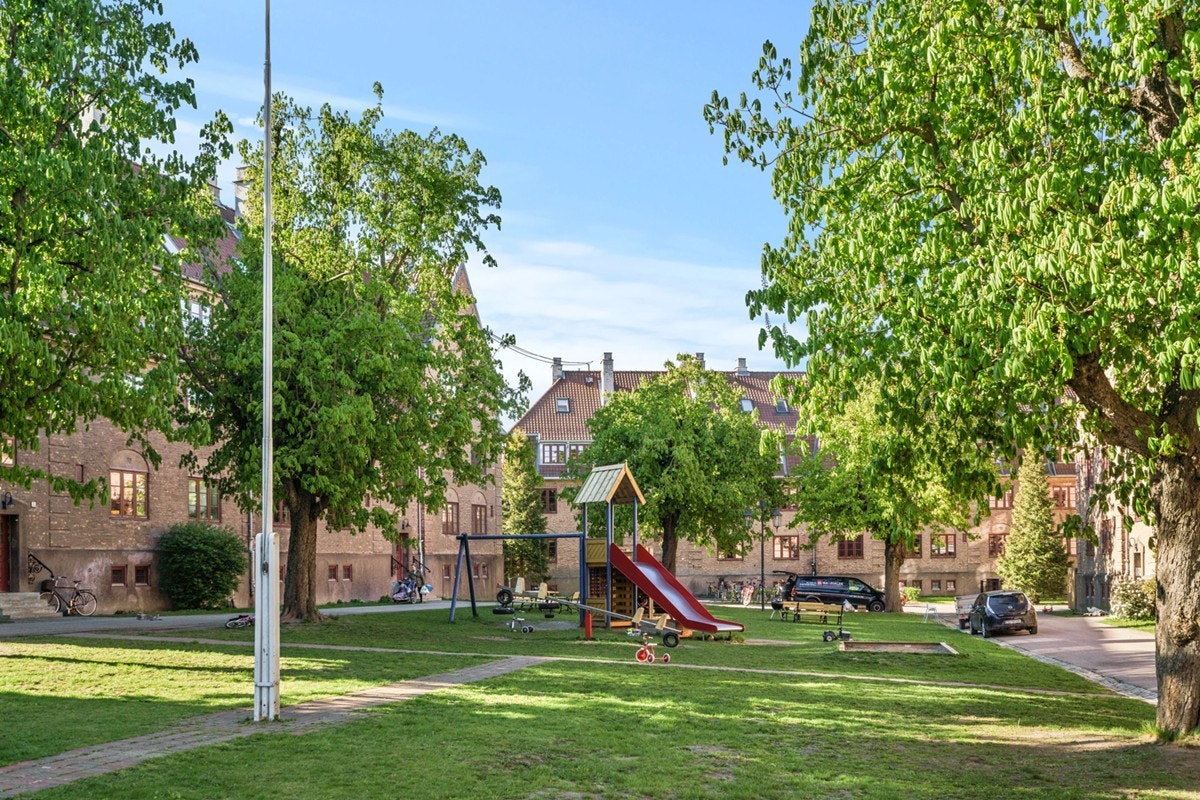 Tilbaketrukket grøntareal midt i hjertet av Oslo Galleribilde