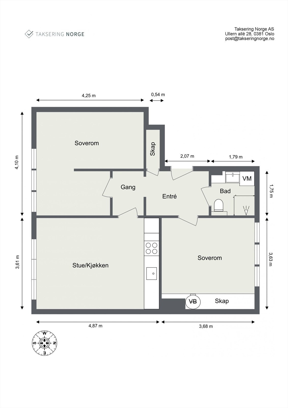 Plantegning Galleribilde