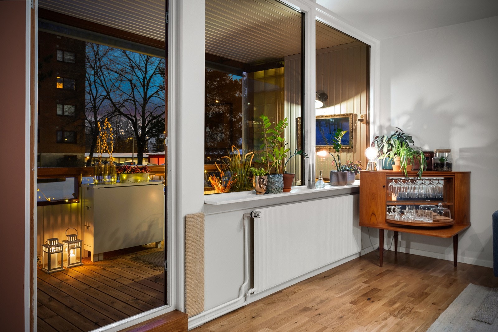 Her får man et ekstra areal sommer som vinter. Galleribilde