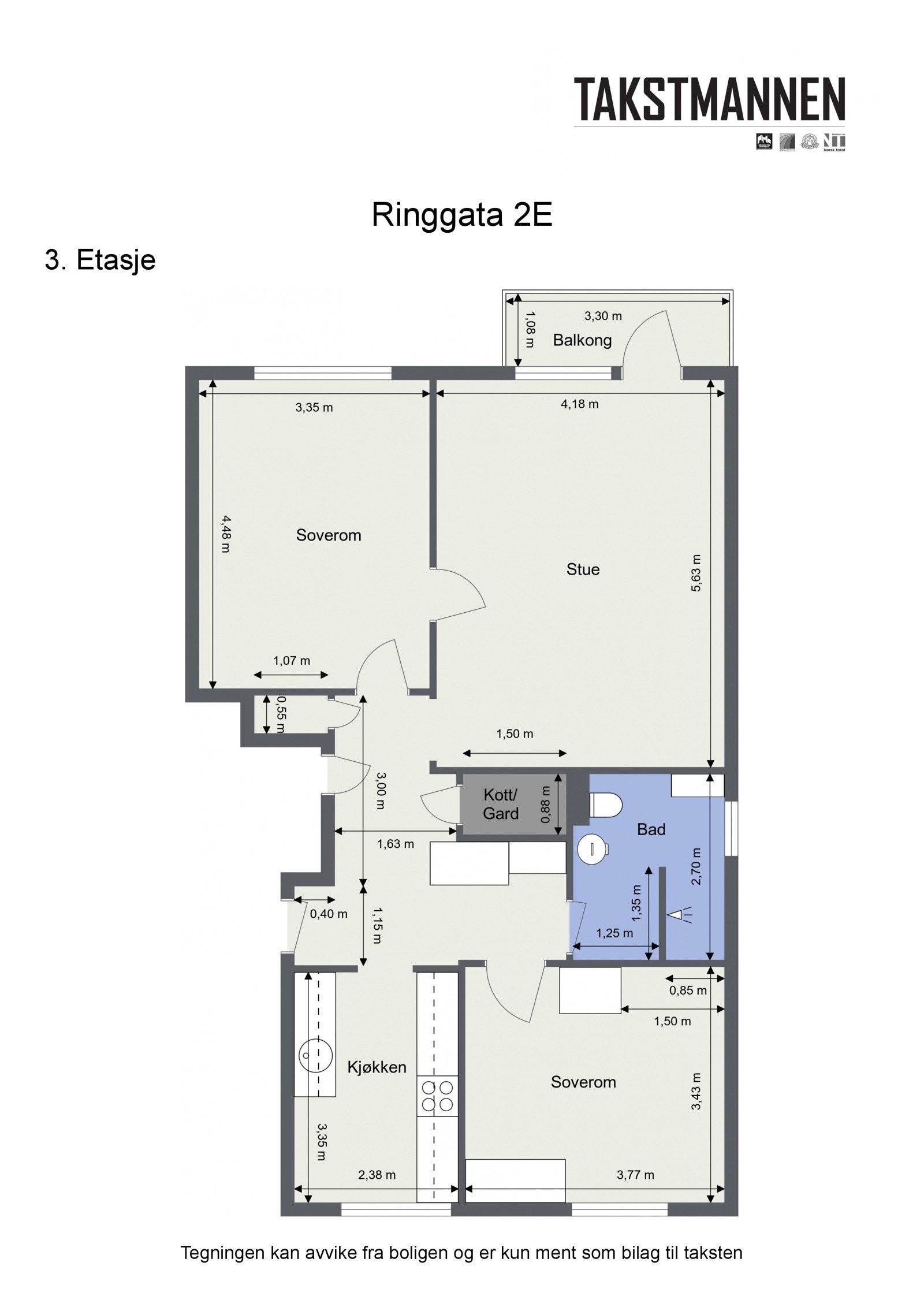 Plantegning Galleribilde