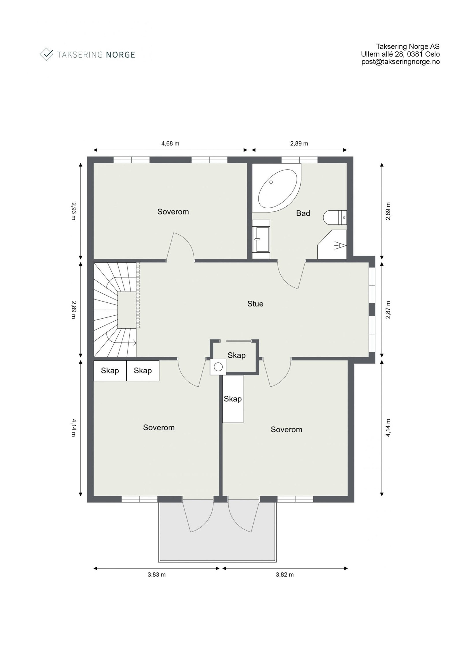 Plantegning 2.etasje Galleribilde