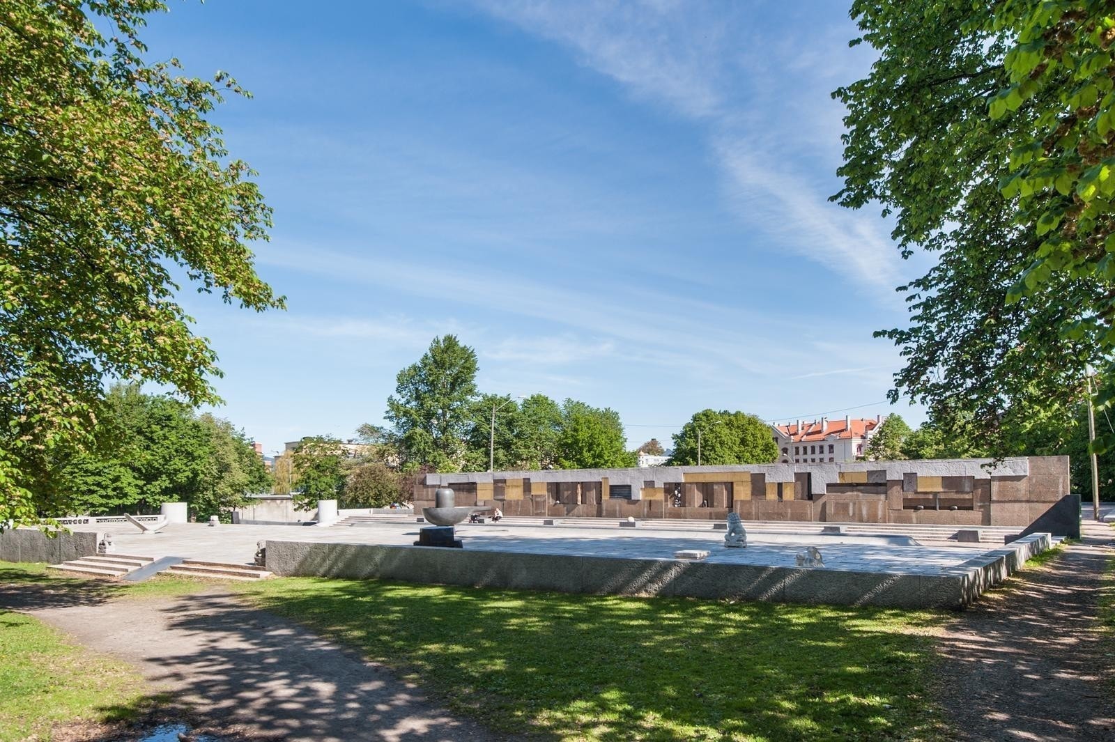 Klosterenga park er et steinkast unna Galleribilde