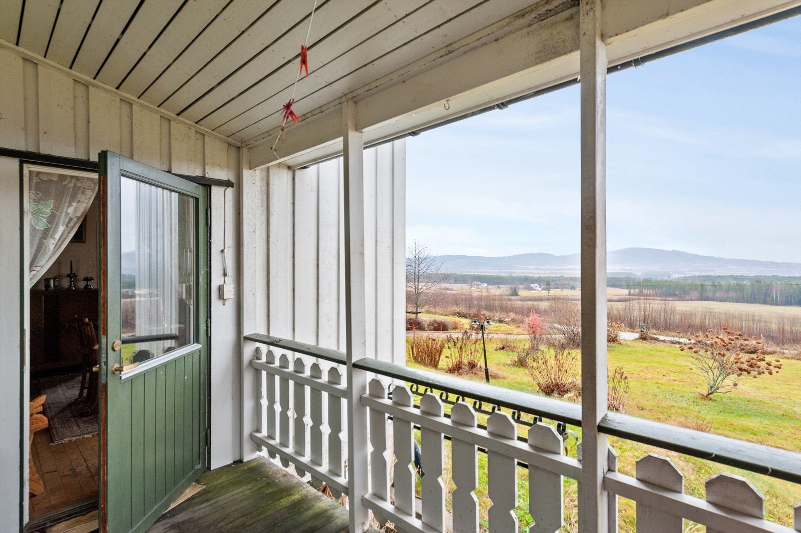 Utsikt fra terrasse Galleribilde