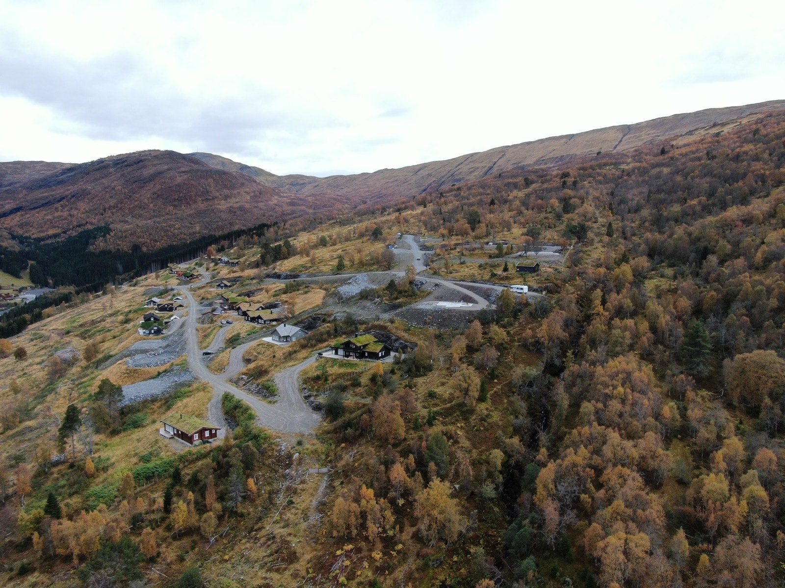 Kort vei til snaufjellet fra tomta Galleribilde