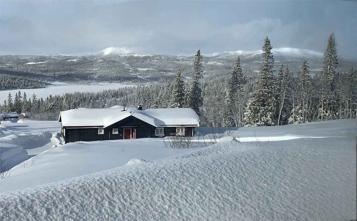 Utsikt fra stua mot nordvest. Galleribilde