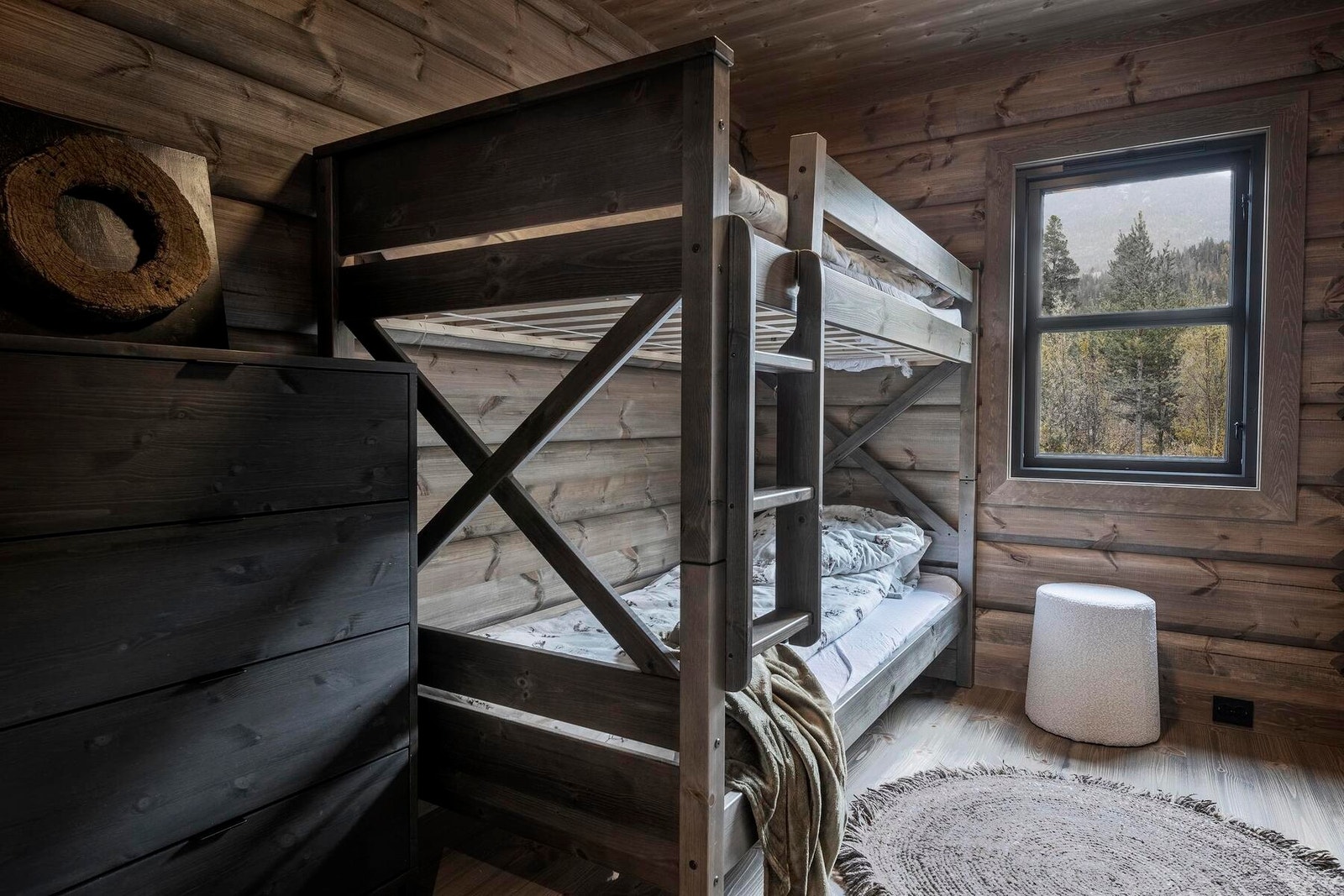 Soverom 3 er innredet med køyeseng. Galleribilde