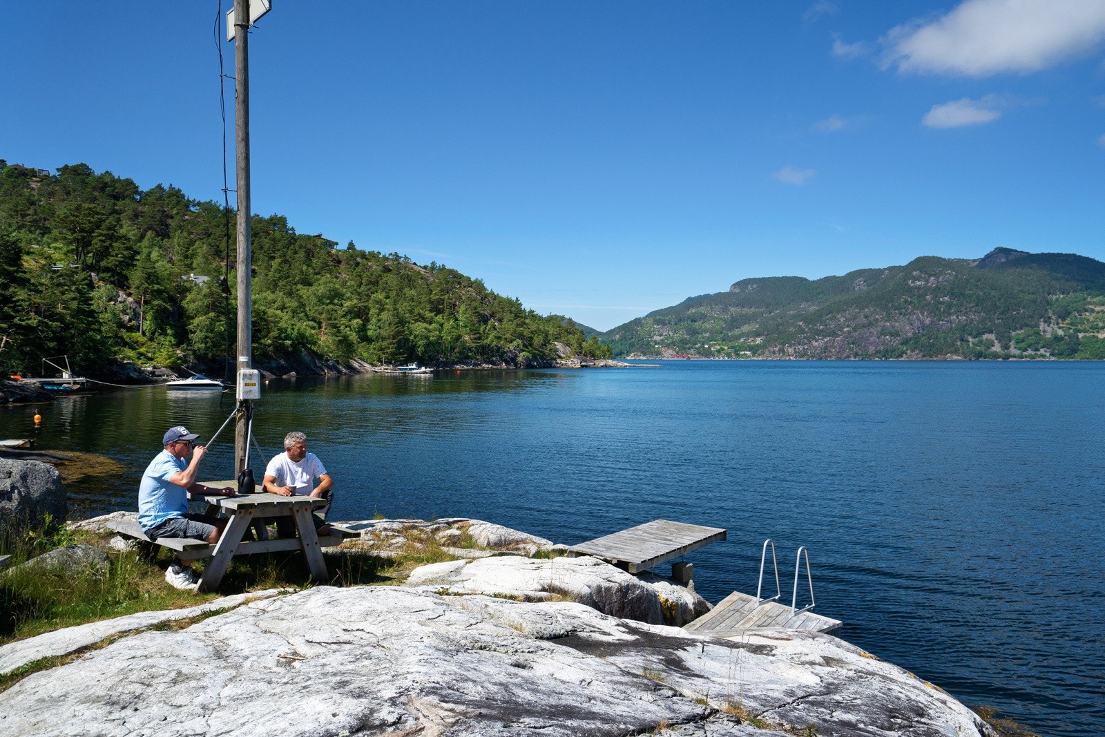 Svært idyllisk område ved sjøen. Galleribilde