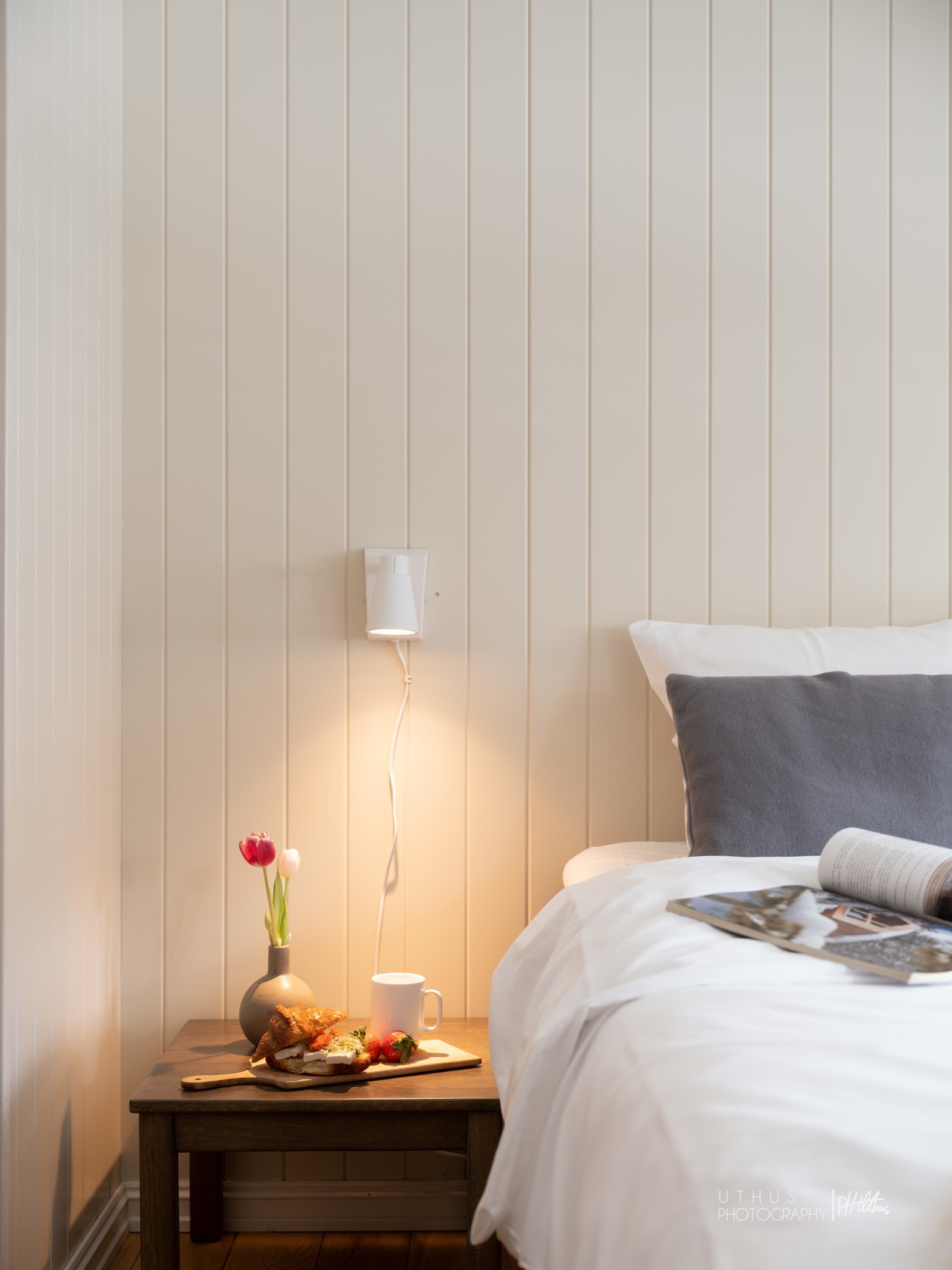 Soverom 1 / Bildene er fra naboleiligheten som er tilsvarende, men speilvendt. Avvik vil forekomme Galleribilde