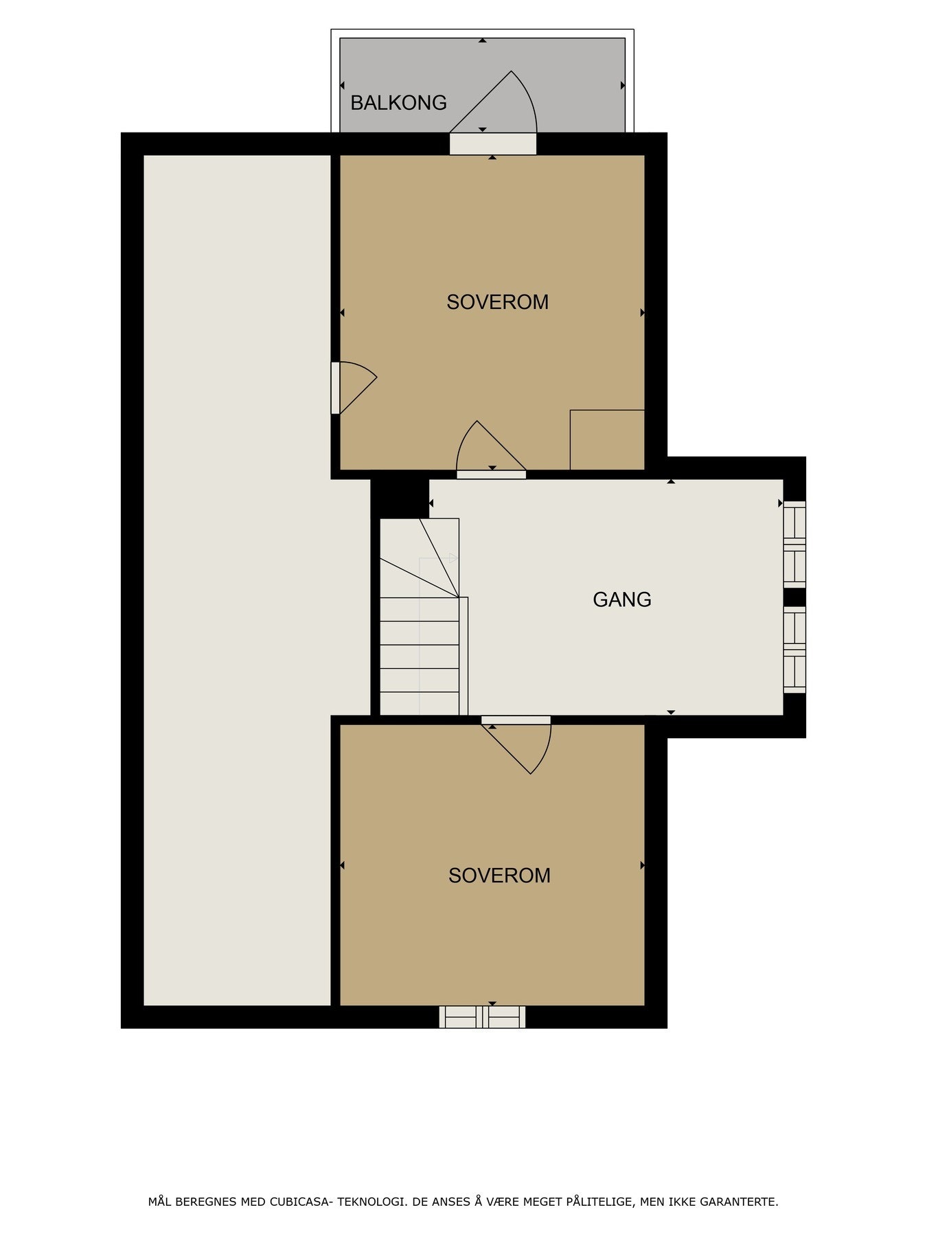 Plantegning 2. etasje Galleribilde