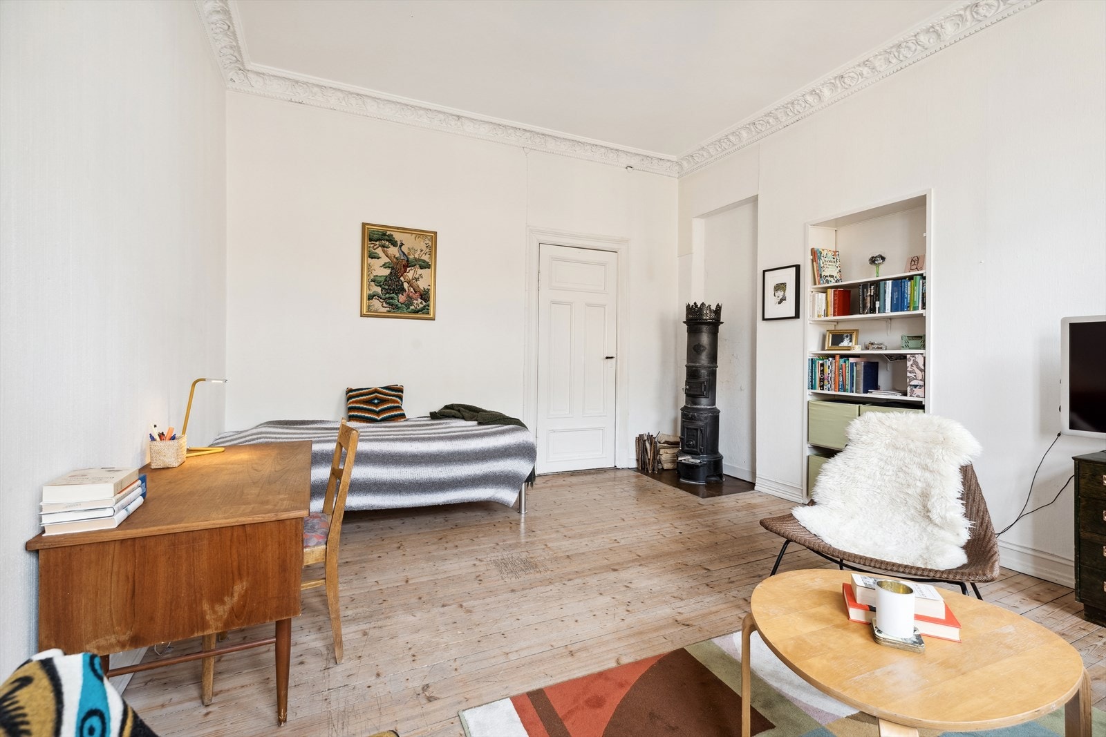 Ekstra takhøyde gir en hyggelig atmosfære. Galleribilde