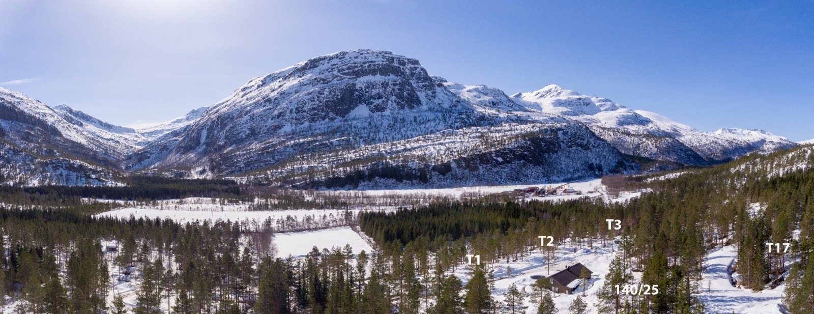 Det er fortsatt mange flotte tomtealternativer tilgjengelig i Kårvatn for realisering av hyttedrømmen Galleribilde