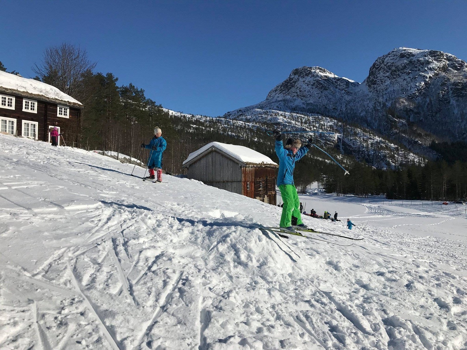Barneskirenn. Foto: Grunneier Galleribilde