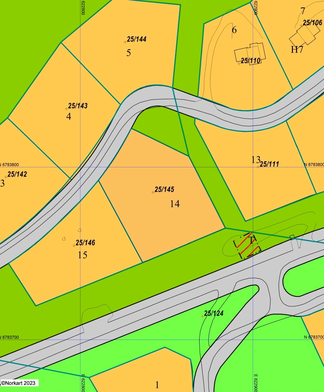 Reguleringskart. Tomten er regulert til fritidsbebyggelse. Se reguleringsbestemmelsene som ligger vedlagt i salgsoppgaven. Galleribilde