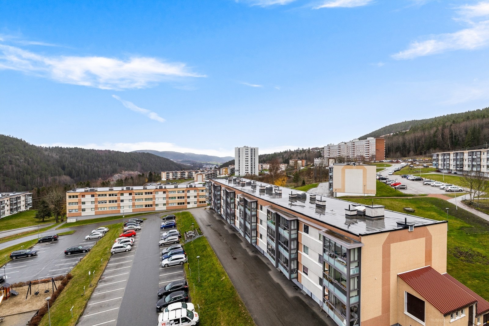 Utsikt fra balkong stue Galleribilde