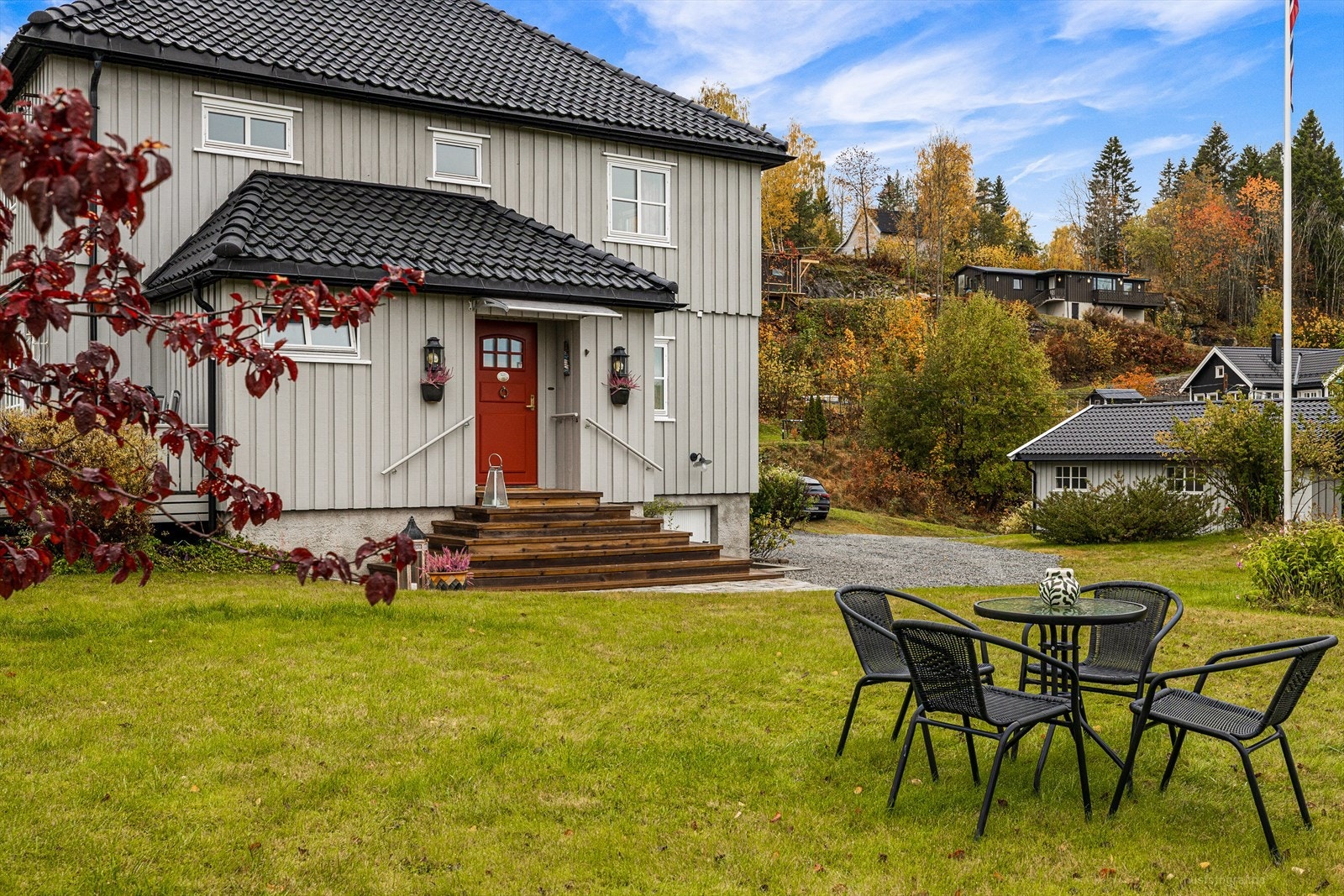 Fasade inngangsparti Galleribilde
