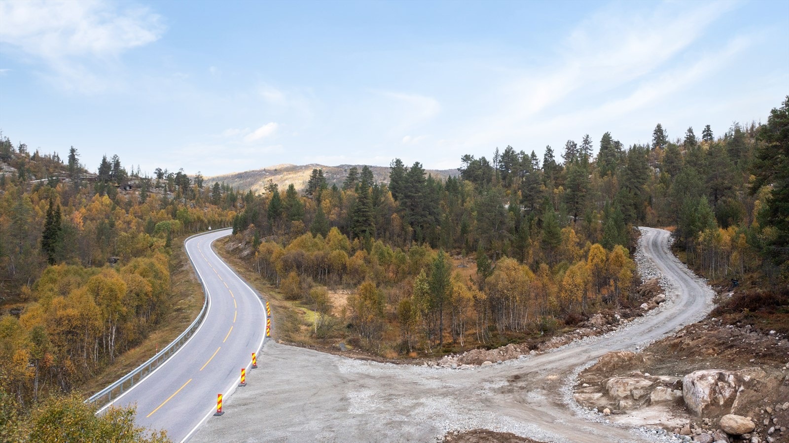 Byggemodningen av tomtene er nå i full gang Galleribilde