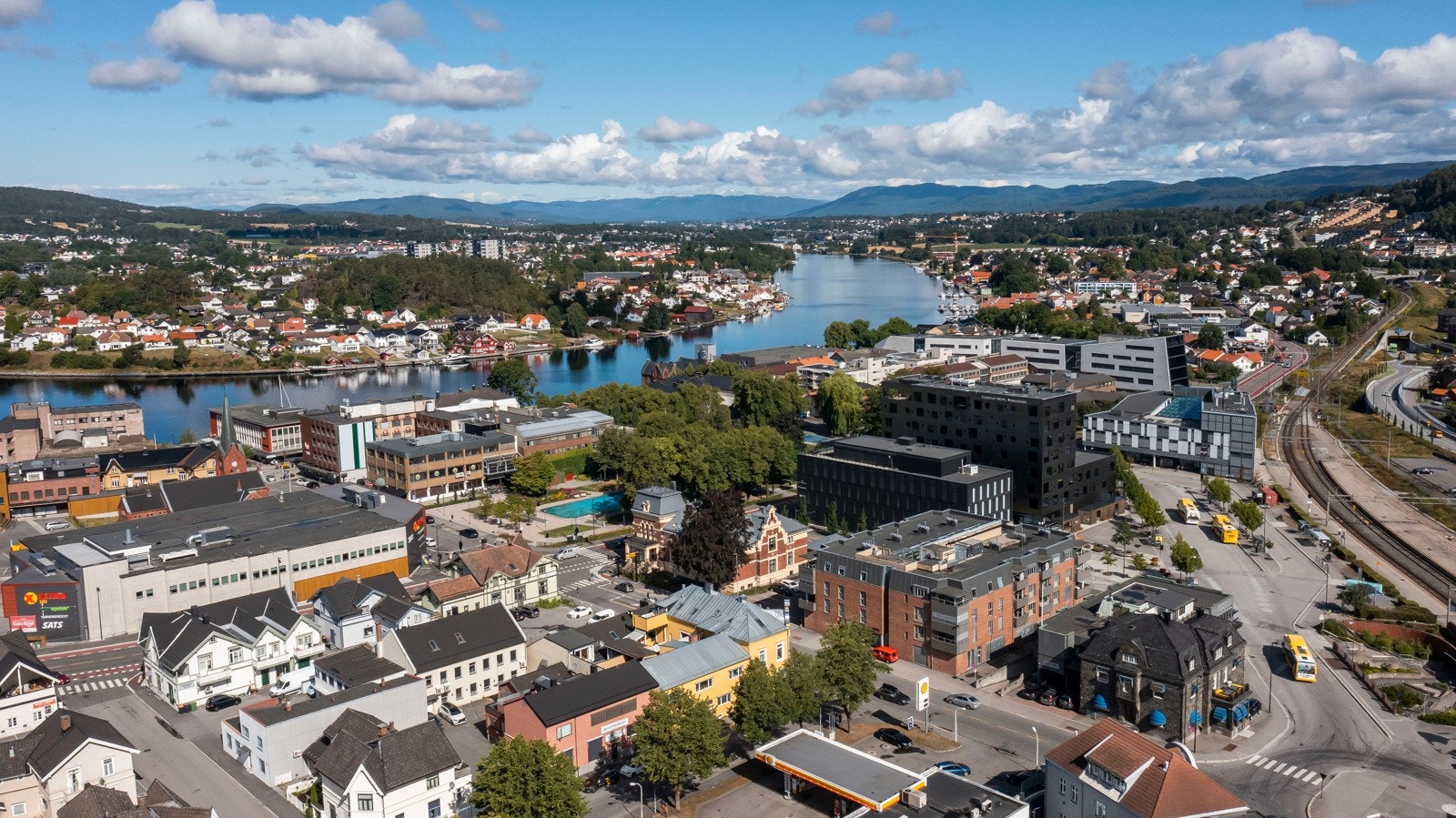 En nydelig plass i hjertet av Porsgrunn. Galleribilde