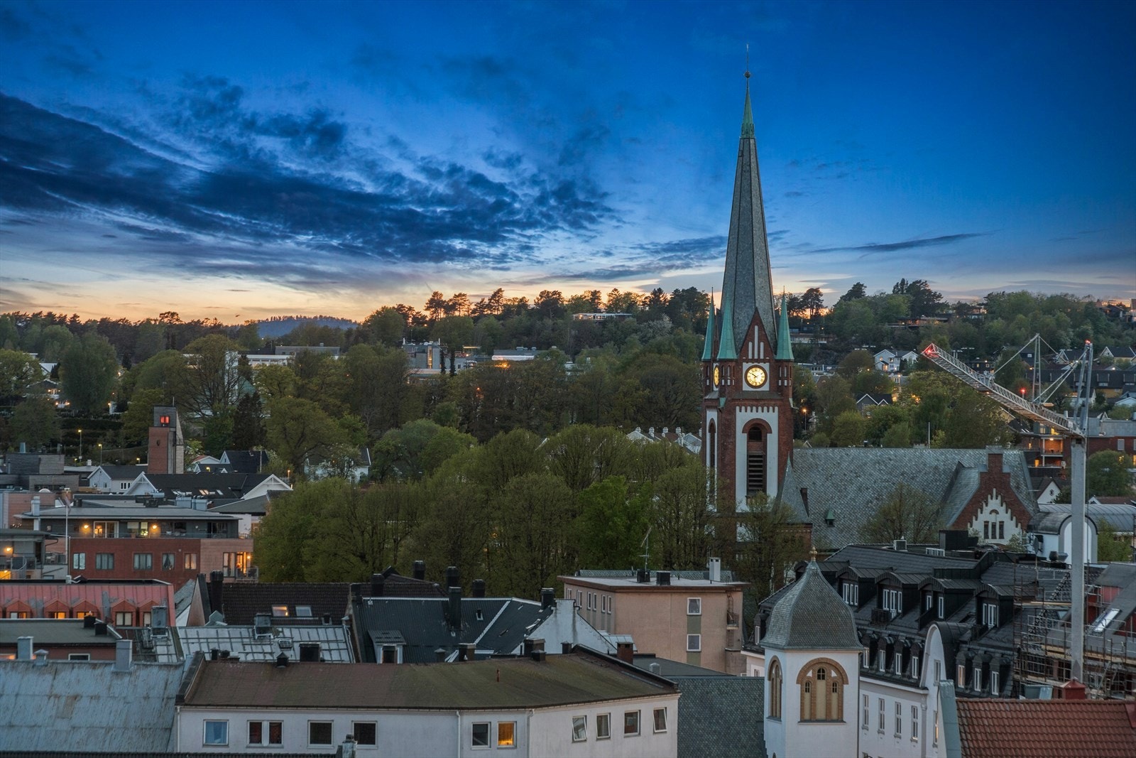 Hva er klokka? Sjekk kirkespiret Galleribilde