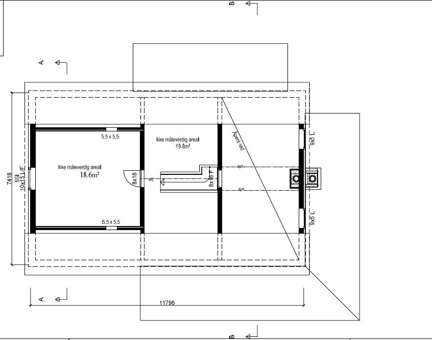 Planløsning loftsetasje Galleribilde
