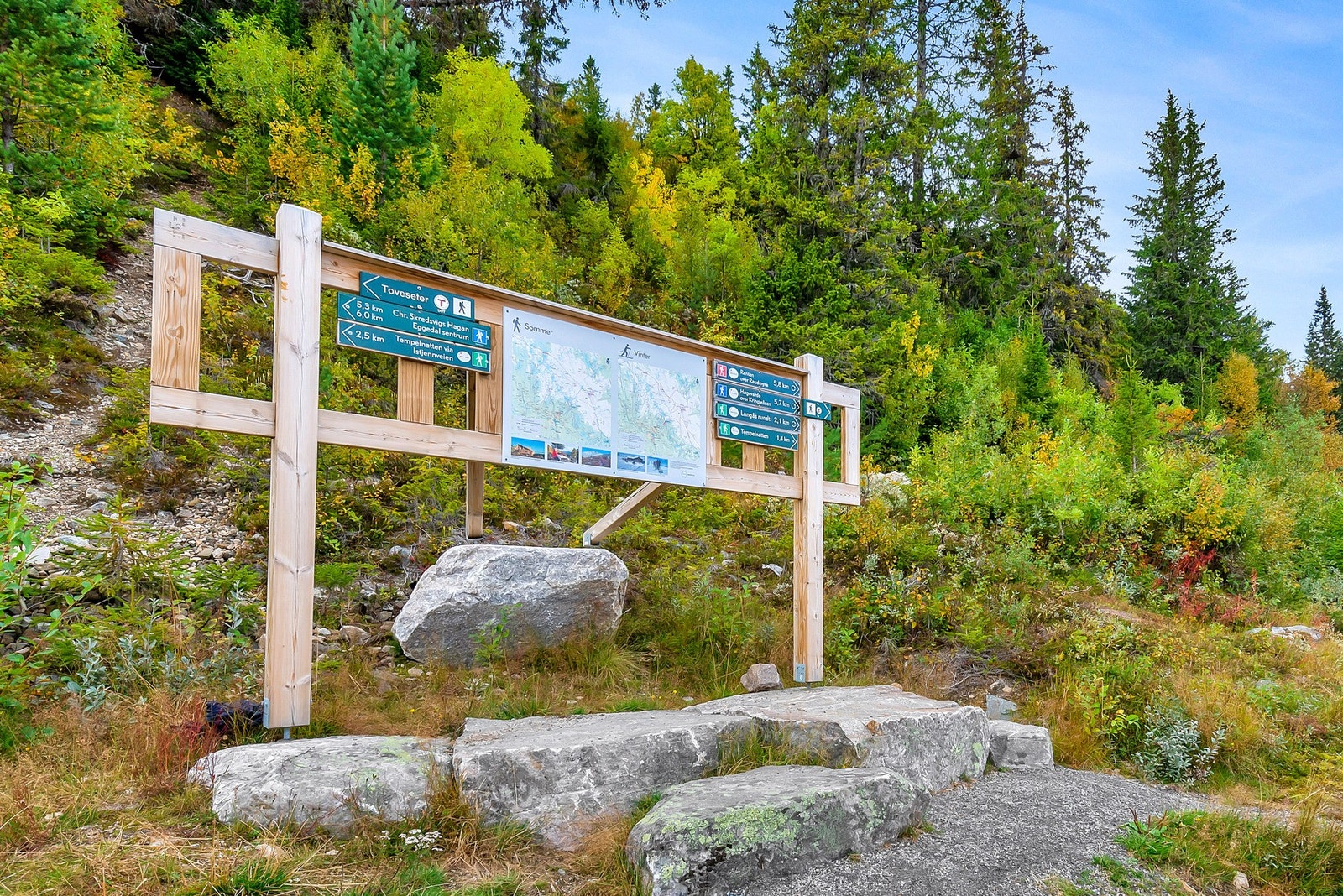 Tempelseterområdet er kjent for en fantastisk høyfjellsnatur sommer som vinter. Flotte oppkjørte løyper som fører til Norefjellstua i øst, Høgevarde i nord og Haglebu i vest. Galleribilde