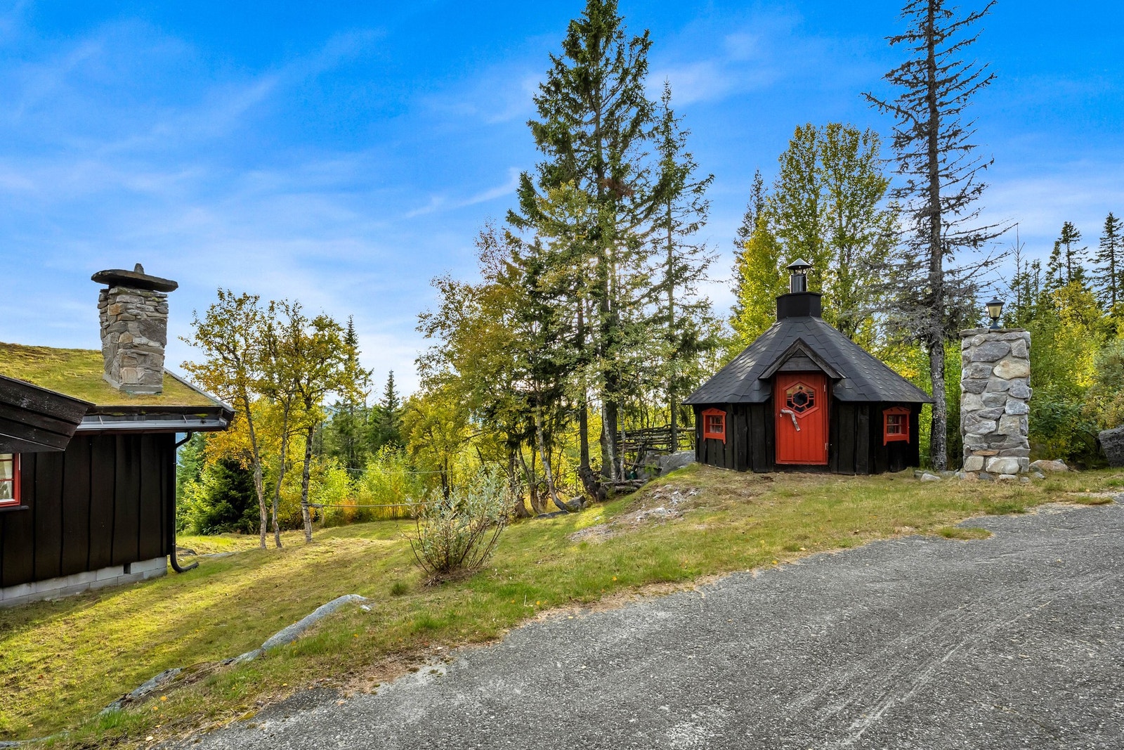 Koselig grillhytte - her kan gode familieminner skapes. Galleribilde