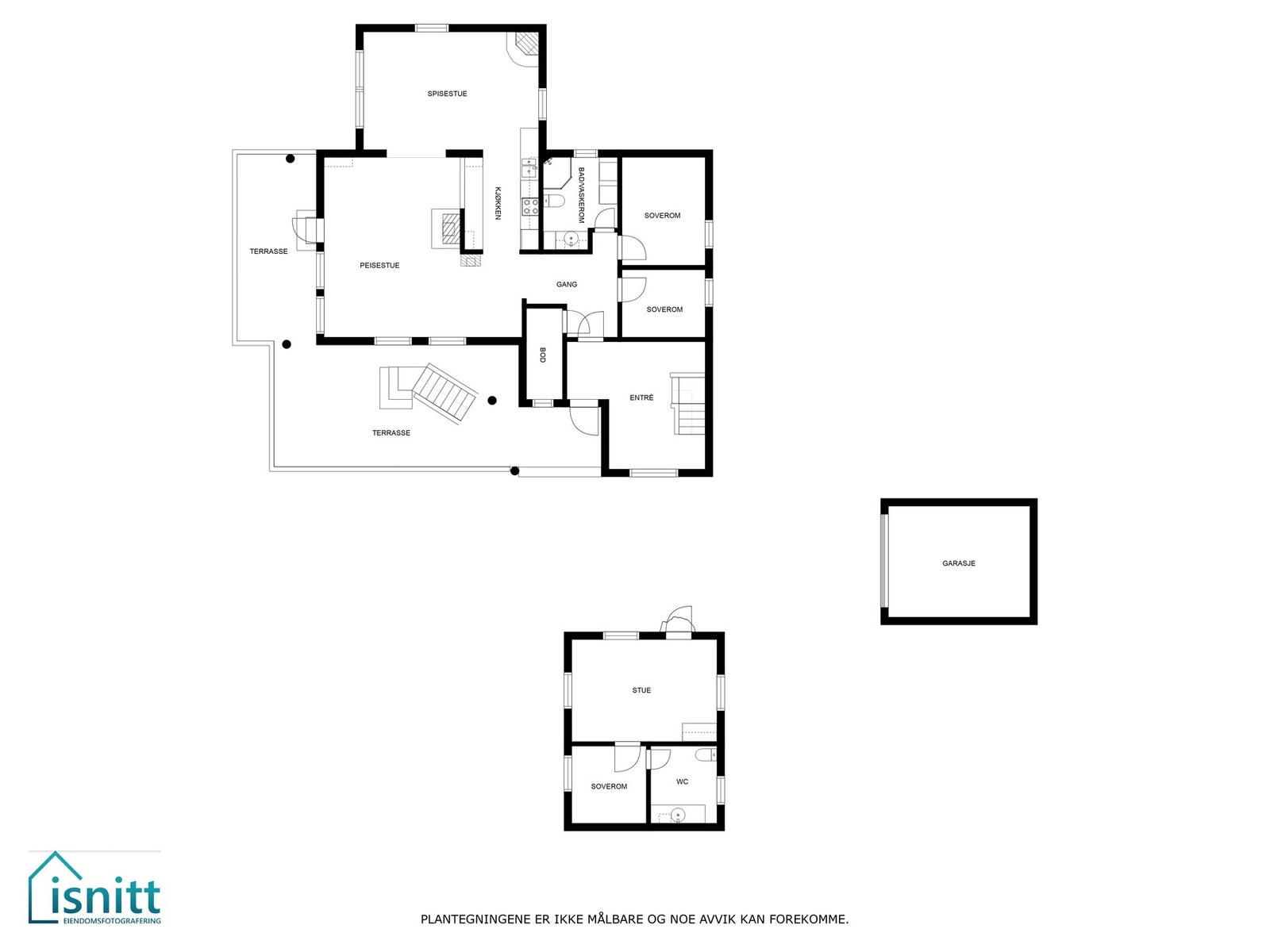 Plantegning 1. etg Galleribilde